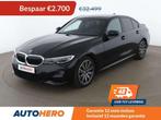 BMW 3 Serie 318 318d M Sport (bj 2021, automaat), 4 deurs, Achterwielaandrijving, Zwart, Leder