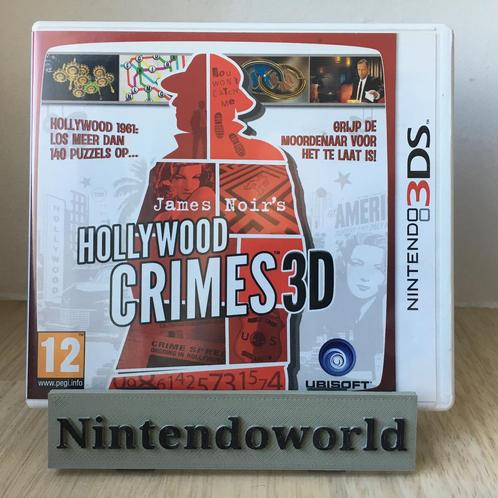 Les crimes hollywoodiens de James Noir en 3D (3DS), Consoles de jeu & Jeux vidéo, Jeux | Nintendo 2DS & 3DS, Comme neuf, Enlèvement ou Envoi