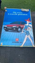 Affiche publicitaire AX Citroën, Utilisé