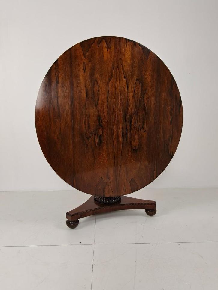 Uitstekende 19e-eeuwse Willem IV palissander tafel, Antiek en Kunst, Antiek | Meubels | Tafels, Ophalen of Verzenden