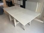 Uitklapbare tafel, Huis en Inrichting, Tafels | Salontafels, Ophalen, Gebruikt, 100 tot 150 cm, 50 tot 75 cm
