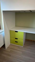Ikea staplebed met studietafel , kleeding kast voor kinderen, Ophalen, Gebruikt, Stapelbed