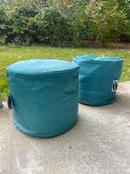 2 zitkussens/poufs voor binnen en buiten, Ophalen, Stof
