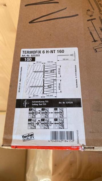 Termofix - isolatieschotelschroef voor in hout beschikbaar voor biedingen