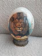 Geschilderd struisvogel ei, Ophalen of Verzenden