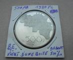 Munteenheid België 500 frank 1980 VL kwaliteit BE zilver 51%, Postzegels en Munten, Munten | België, Verzenden, Zilver, Losse munt