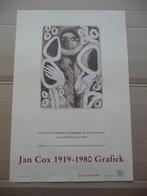 JAN COX - ZELDZAME AFFICHE. STED.PRENTENKABINET ANTWERPEN, Ophalen of Verzenden