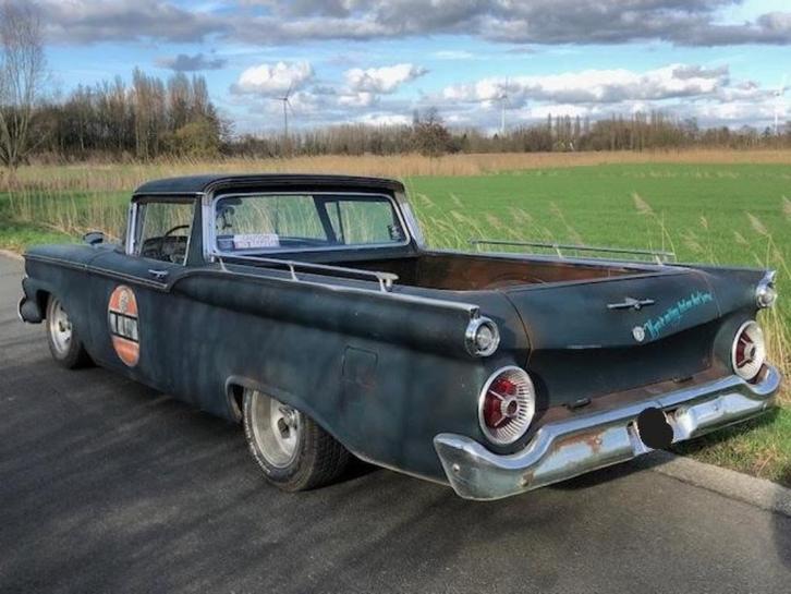 Ford Ranchero 1959, Auto's, Ford USA, Particulier, Overige modellen, Benzine, Overige carrosserie, 2 deurs, Automaat, Groen, Overige kleuren