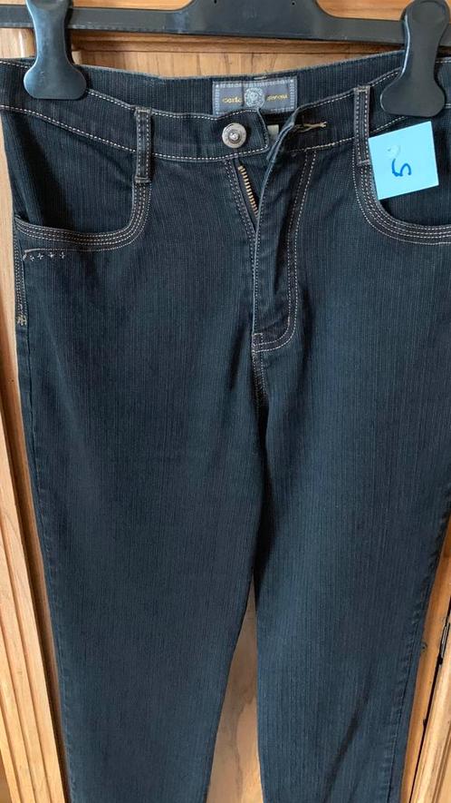 Pantalon jean noir dame taille 38, Kleding | Dames, Broeken en Pantalons, Zo goed als nieuw, Maat 38/40 (M), Zwart