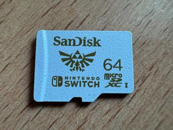 Carte mémoire micro sd 64gb pour Nintendo Switch, Enlèvement, Comme neuf