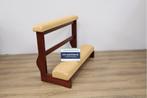Vintage Houten Knielbank met Bekleding, Bidbank