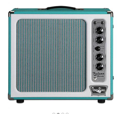 Toneking Falcon grande turqoise, Muziek en Instrumenten, Versterkers | Bas en Gitaar, Zo goed als nieuw, Gitaar, Minder dan 50 watt