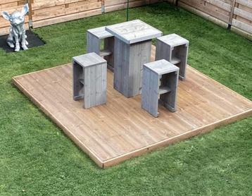 Steigerhout setje, Enlèvement, Utilisé, Bois