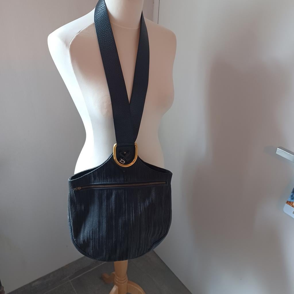 Delvaux handtas, Enlèvement ou Envoi, Comme neuf, Noir, Sac à main