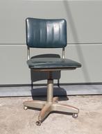 vintage bureaustoel, Huis en Inrichting, Bureaustoelen, Ophalen, Gebruikt, Groen, Bureaustoel