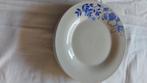 Lot de quatre assiettes plattes vintage du quotidien, Ophalen of Verzenden