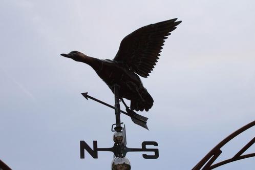 smeedijzeren windwijzer in eendenkleuren., Tuin en Terras, Windwijzers en Windmolens, Nieuw, Ophalen