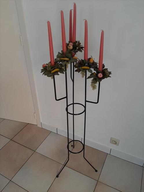 kandelaar hoog formaat 1,05 cm hoog,met kaarsen 1,30 hoog, Antiek en Kunst, Antiek | Kandelaars, Ophalen