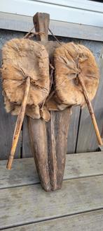 RARE -  Soufflet de forge africain ancien – Bois, Cuir..., Ophalen of Verzenden