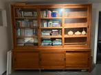 Mooie, ruime kast in teakhout, Huis en Inrichting, Ophalen, Met deur(en), 200 cm of meer, Teakhout