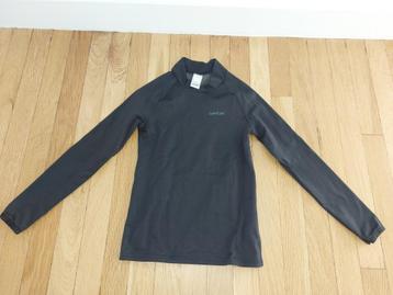 Decathlon zwart thermisch t-shirt maat 10 jaar beschikbaar voor biedingen