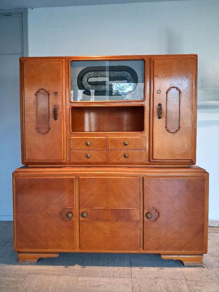 Buffet de cuisine Mado deux corps – Vintage Mid-Century, Antiquités & Art, Antiquités | Meubles | Armoires, Enlèvement