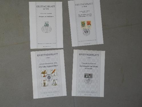 timbre Allemagne 1ère édition, Timbres & Monnaies, Timbres | Europe | Allemagne, Affranchi, RFA, Enlèvement ou Envoi