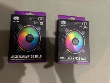 2x cooler master mf120 halo samen of apart beschikbaar voor biedingen