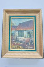 #prijsdaling#   schilderij "boerenerf" van R.Vander Cruyssen, Enlèvement ou Envoi