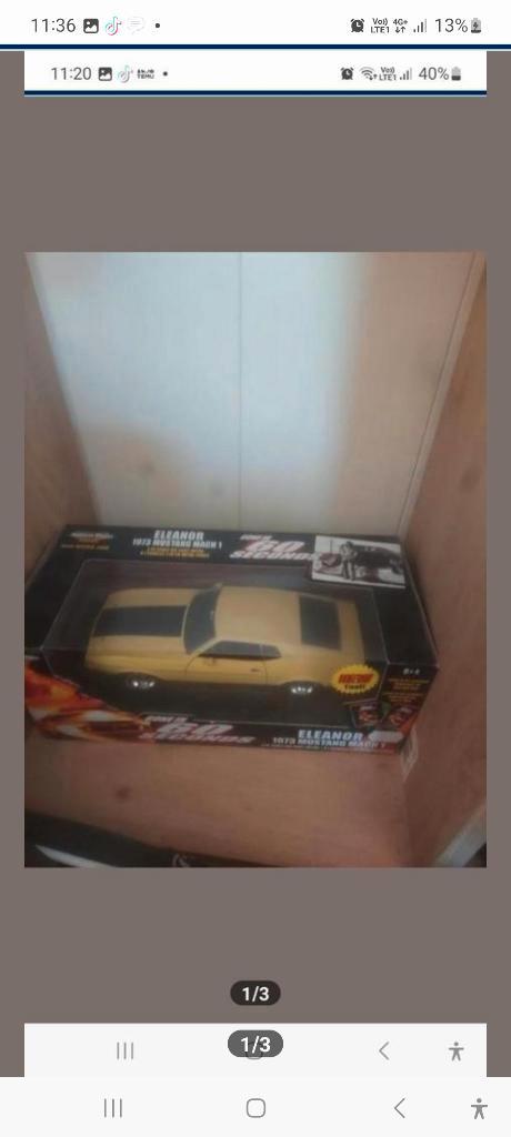 Ford mustang mach 1 eleonor 1973  1:18, Hobby & Loisirs créatifs, Voitures miniatures | 1:18, Neuf, ERTL, Enlèvement ou Envoi