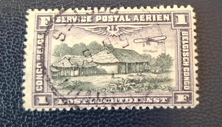 Timbre OBP PA2 du Congo belge, Timbres & Monnaies, Timbres | Europe | Belgique, Affranchi, Enlèvement ou Envoi