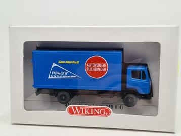 Mercedes bakwagen Buchbinder Autoverhuur - Wiking 1/87 beschikbaar voor biedingen