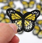 Vlinder strijkplaatje patch kinderen - 45 x 30 mm, Hobby en Vrije tijd, Ophalen of Verzenden, Nieuw