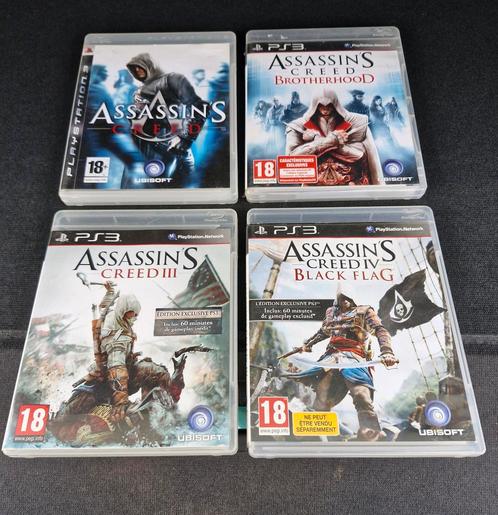 Assassin's Creed 4 spellen voor ps3, Games en Spelcomputers, Games | Sony PlayStation 3, Zo goed als nieuw, Ophalen of Verzenden
