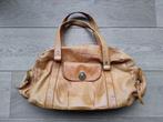 Leren handtas cognackleur, Ophalen, Gebruikt, Bruin, Handtas