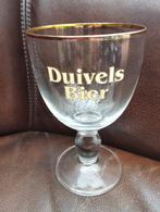 6 glazen Duivels Bier 15,7 cm H 9,5 cm diameter, Comme neuf, Enlèvement, Verre à bière