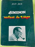 Simenon enfant de Liège. Jean Jour ed: Libro-Sciences 1980, Livres, Biographies, Utilisé