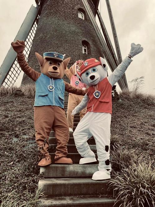 Verhuur mascotte karakters Paw Patrol Chase Skye Marshall, Hobby en Vrije tijd, Feestartikelen | Verhuur, Ophalen