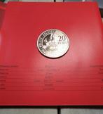 Pièce 20€ Tintin en argent 925, Enlèvement ou Envoi, Argent, Belgique, Autres valeurs