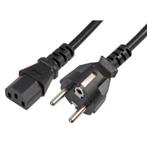 C13 Voedingskabel Apparaatstekker PC Recht 1,80 meter Zwart, Verzenden, Zo goed als nieuw