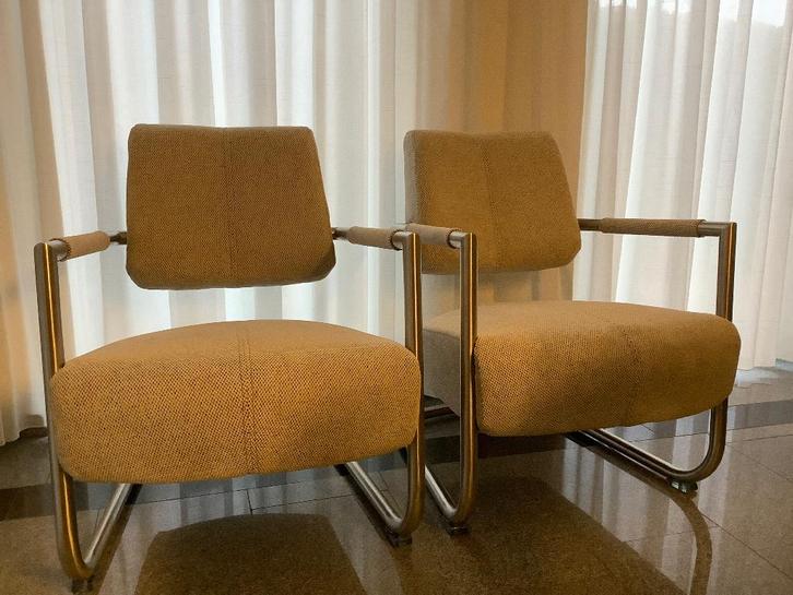 Twee fauteuils van Xooon type Zeno, Maison & Meubles, Fauteuils, Neuf, Tissus, 50 à 75 cm, Moins de 75 cm, Enlèvement