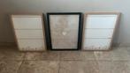 3 kaders om foto’s op te hangen, Huis en Inrichting, Ophalen, Minder dan 50 cm, 50 tot 75 cm, Zo goed als nieuw