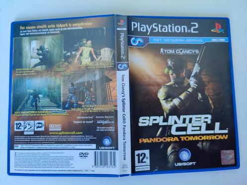 PS2 Splinter Cell - Pandora Tomorrow, Games en Spelcomputers, Games | Sony PlayStation 2, Zo goed als nieuw, Ophalen of Verzenden