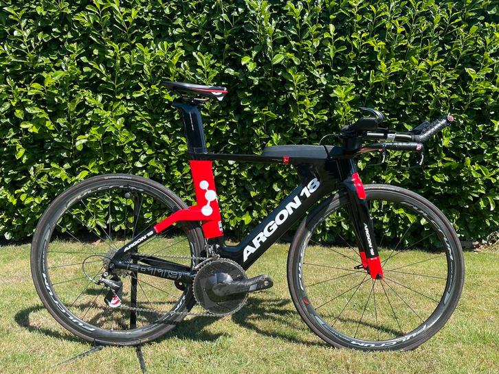 Argon 18 E-119 TRI, Fietsen en Brommers, Fietsen | Racefietsen, Gebruikt, Overige merken, Meer dan 20 versnellingen, Carbon, 53 tot 57 cm