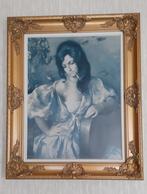 Vintage kader - Spaanse dame met gitaar, Antiek en Kunst, Ophalen