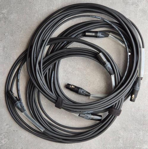 3x 10m Cordial DMX/AES/EBU kabel, Muziek en Instrumenten, Licht en Laser, Zo goed als nieuw, Licht, Ophalen
