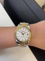 Rolex datejust goud wit, Handtassen en Accessoires, Horloges | Dames, Rolex, Polshorloge, Nieuw, Ophalen of Verzenden