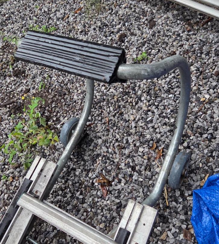 Dakladder met nokhaken, Doe-het-zelf en Bouw, Ladders en Trappen, Gebruikt, Ladder, Ophalen