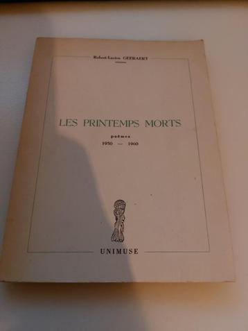 Les printemps morts, Robert-Lucien Geeraert, Enlèvement ou Envoi, Utilisé