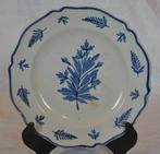 assiette origine francaise decor bleu, Antiquités & Art, Enlèvement ou Envoi